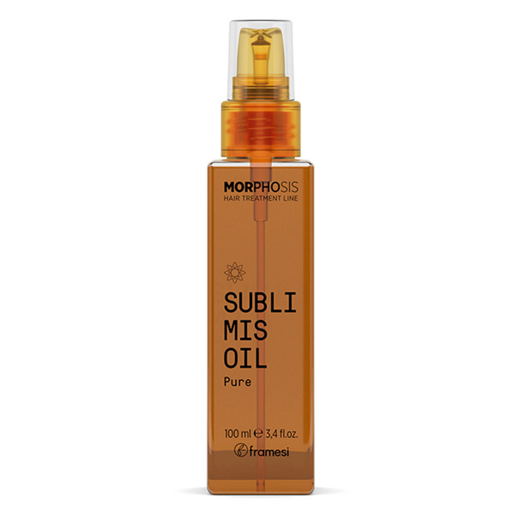 Аргановое масло для сухих и обезвоженных волос Framesi Morphosis Sublimis Pure Oil 100мл