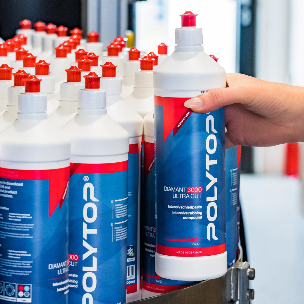 POLYTOP Diamant 3000 Ultra Cut - Абразивная полировальная паста (P1500), 1L