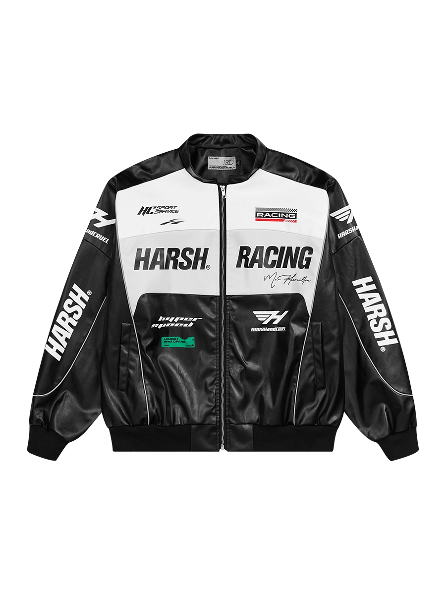 Куртка HARSHandCRUEL "Racing" V2 Leather Jacket