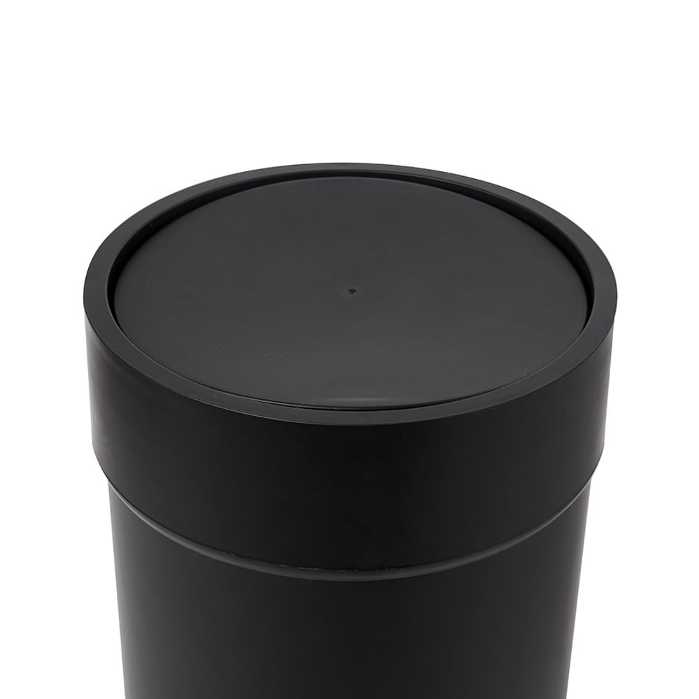 Корзина для мусора с крышкой Touch, 6 л, черная