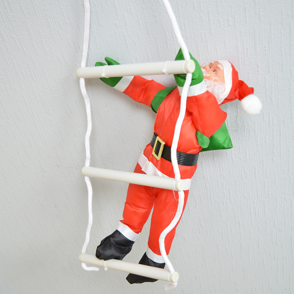 Сувенир "Дед Мороз на лесенке" 40см