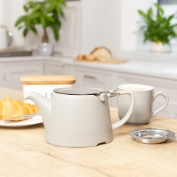 Kitchen Craft Чайник London Pottery 750 мл с ситечком атласный серый