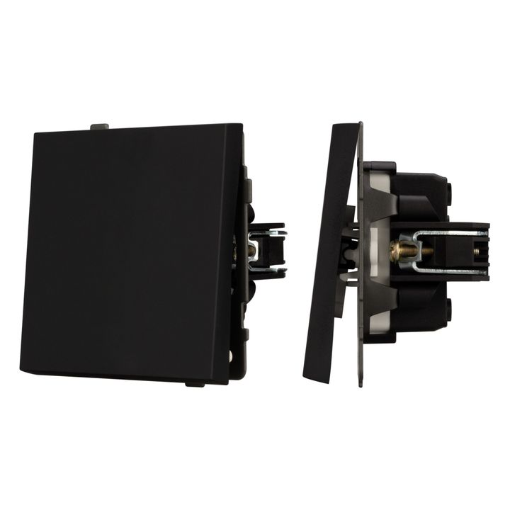 Механизм звонкового выключателя SWT-TENDO-MKR1-SFPL-BK (230V, 10A) Arlight 054587