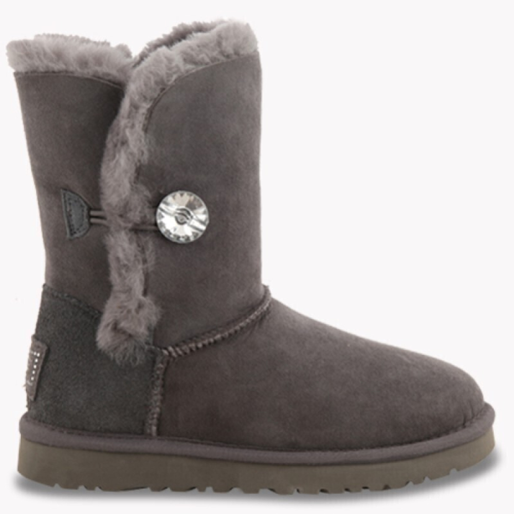 Угги Bailey Button Bling Grey