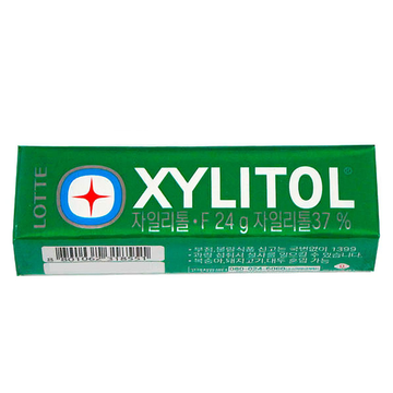 Жевательная резинка Lotte XYLITOL F c ксилитолом без сахара, 24,75 г (Корея)