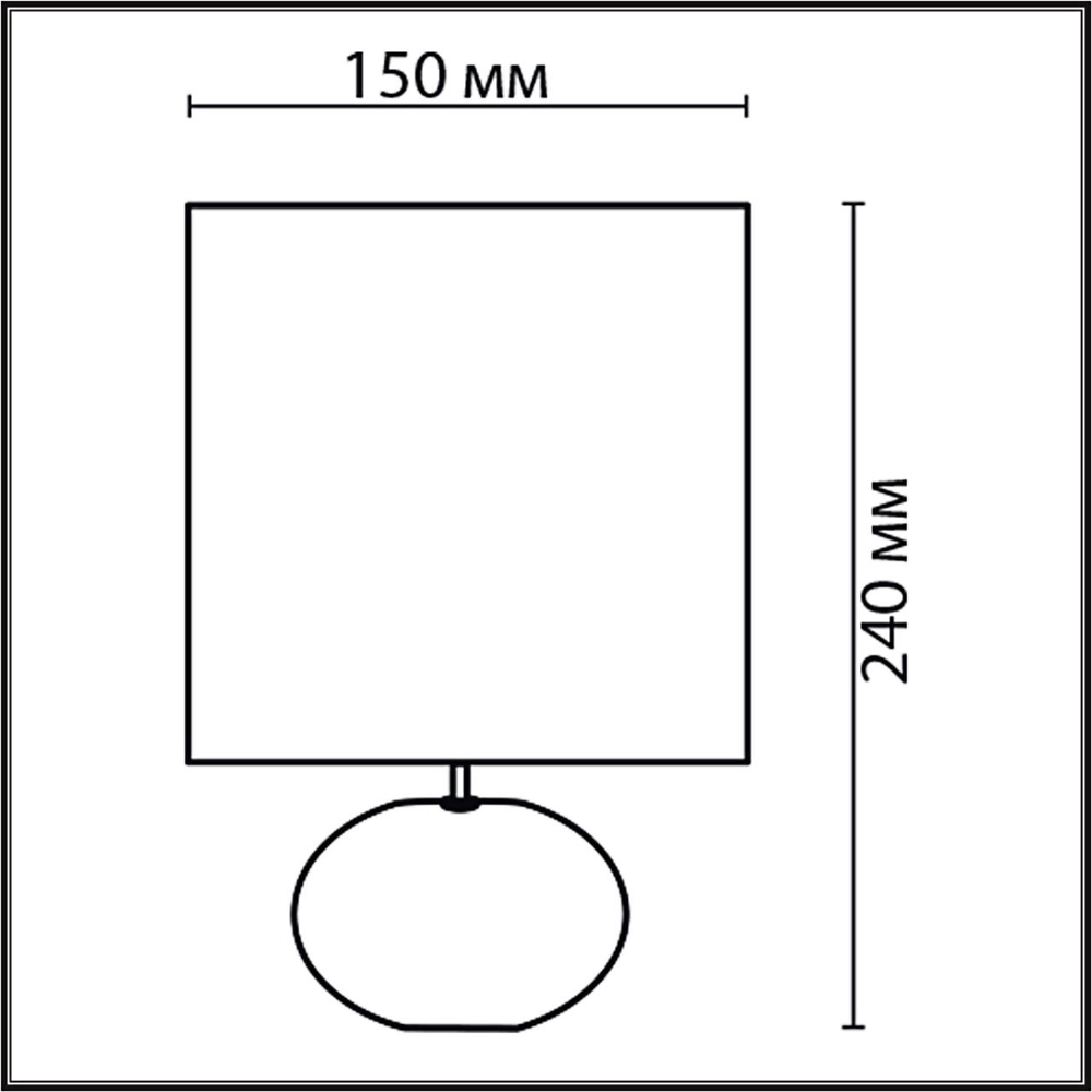 8135/1T LN Настольная лампа E14 1*40Вт 220В IP20 MODERNI