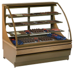 Витрина нейтральная Viessmann (Norpe) SAGA EA-45-W дуб (угловая)