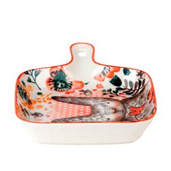 Блюдо " . Bunny" 22*16*3,5см. (min 12) (без индивидуальной упаковки)