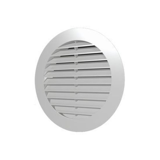 Решетка вентиляционная круглая D130 с флянцем D100