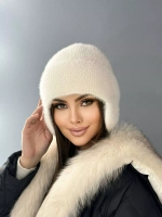 шапка ушанка зимняя пушистая
