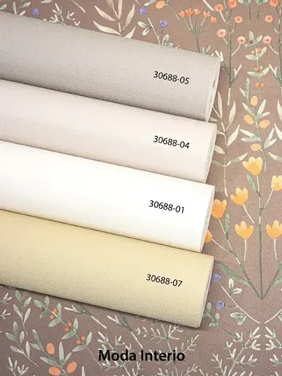 Обои флизелиновые, веточки на коричневом, прованс, метровые, для гостиной, Palantine (Moda interio)