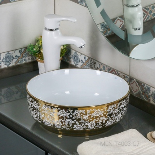 Раковина MELANA MLN-T4003-G7 ЗОЛОТО