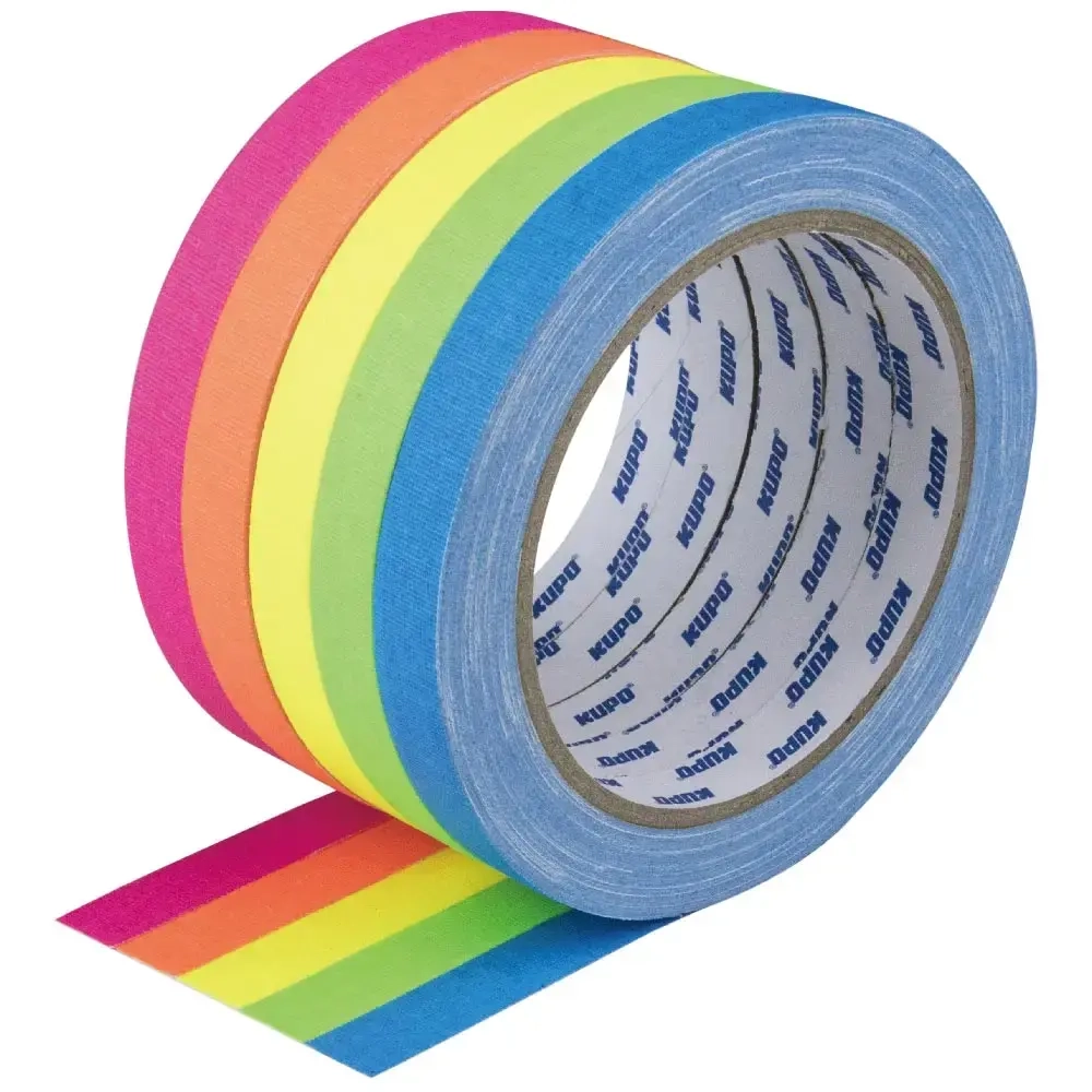 Лента клейкая KUPO CSS-1215BU CLOTH SPIKE TAPE синяя