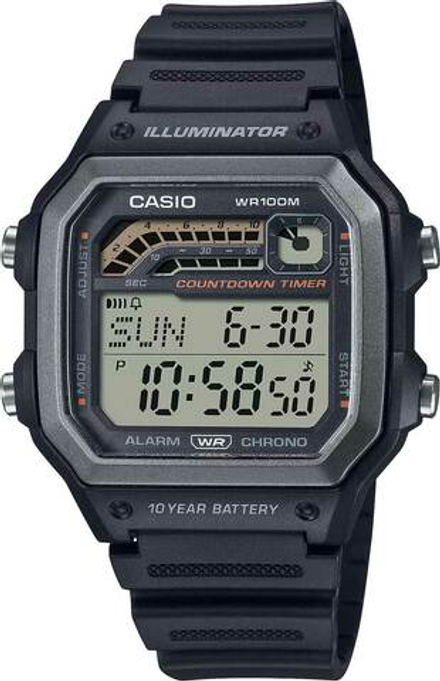 Мужские наручные часы Casio WS-1600H-1A