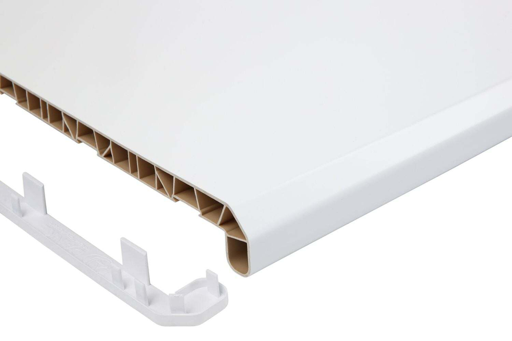 Подоконник DANKE КОМФОРТ - Белый матовый (202-100) - ширина 100мм.