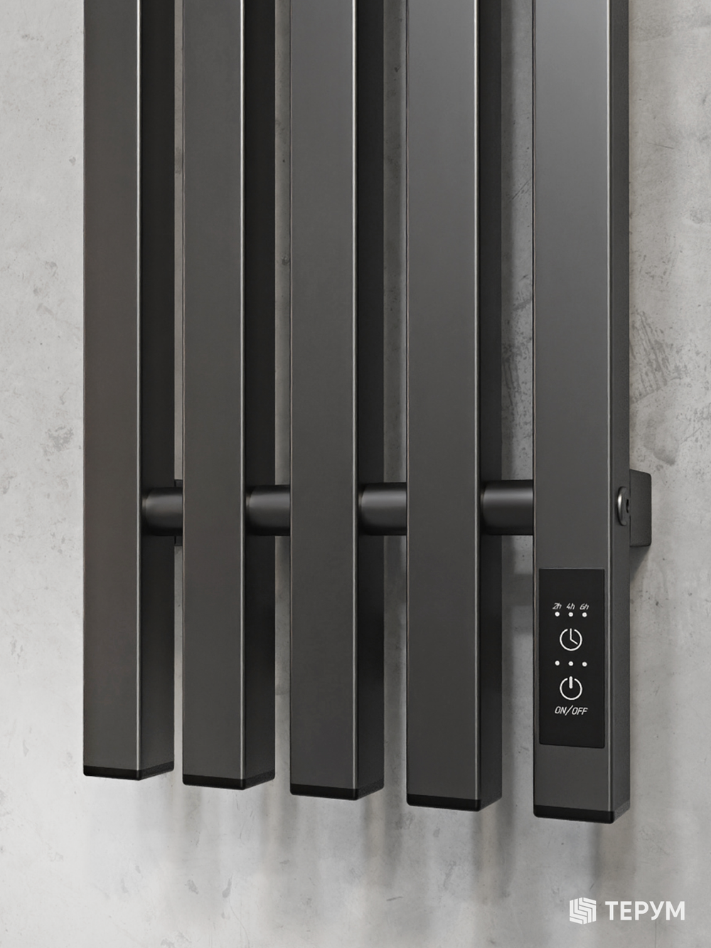 Полотенцесушитель Marco 5 PRO 90х23 серый графит