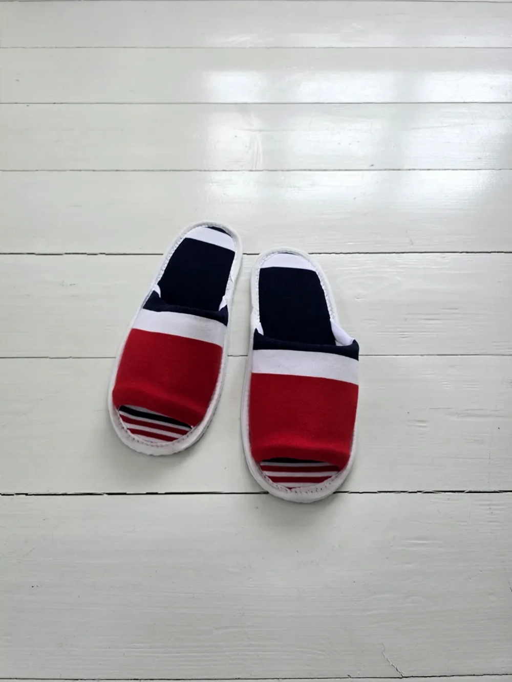 Тапочки в полоску открытые вар.7