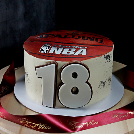 "Баскетболисту посвящается" (декор)