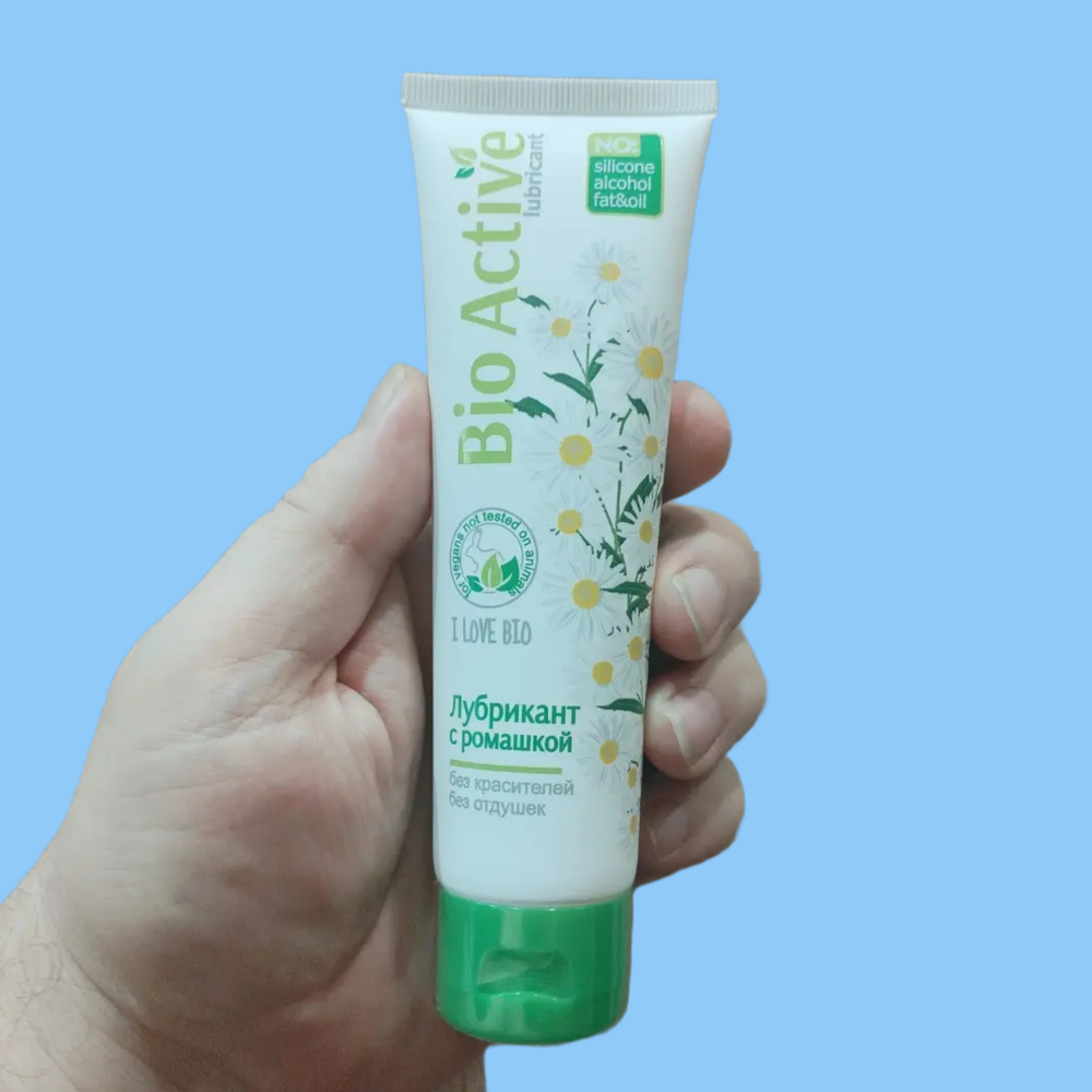 Лубрикант BIO ACTIVE 100 г, биоритм, нежный гель на водной основе, с ромашкой