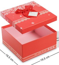 WG-01/3-A Коробка подарочная цв.красный