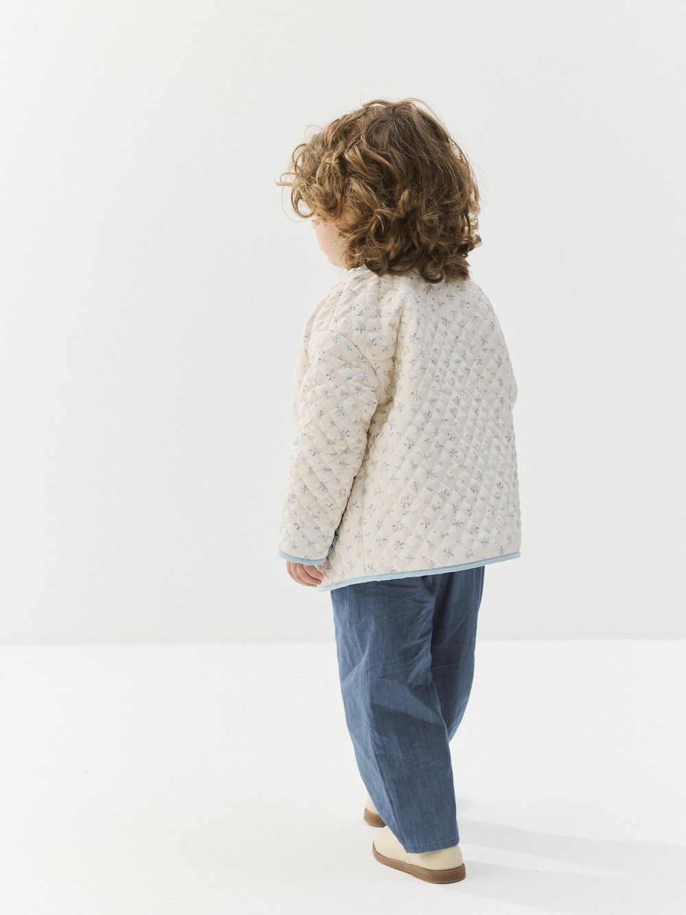 Куртка стеганая на кнопках "Незабудка" с утеплителем 0+