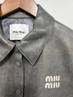 Куртка кожаная Miu Miu