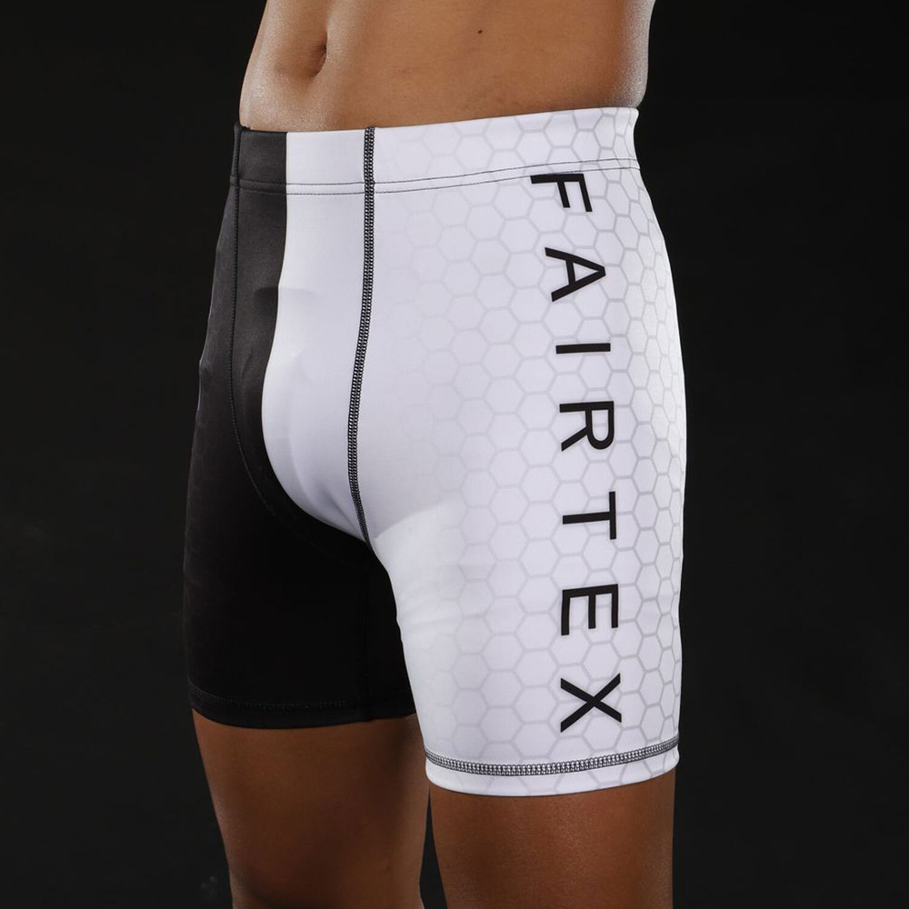 Шорты компрессионные Vale Tudo Fairtex CP7 Black/White