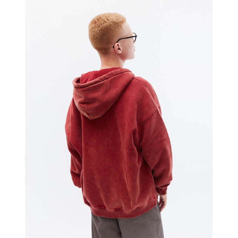 Худи БИЧ вареный Zip Борщ ретро-красный