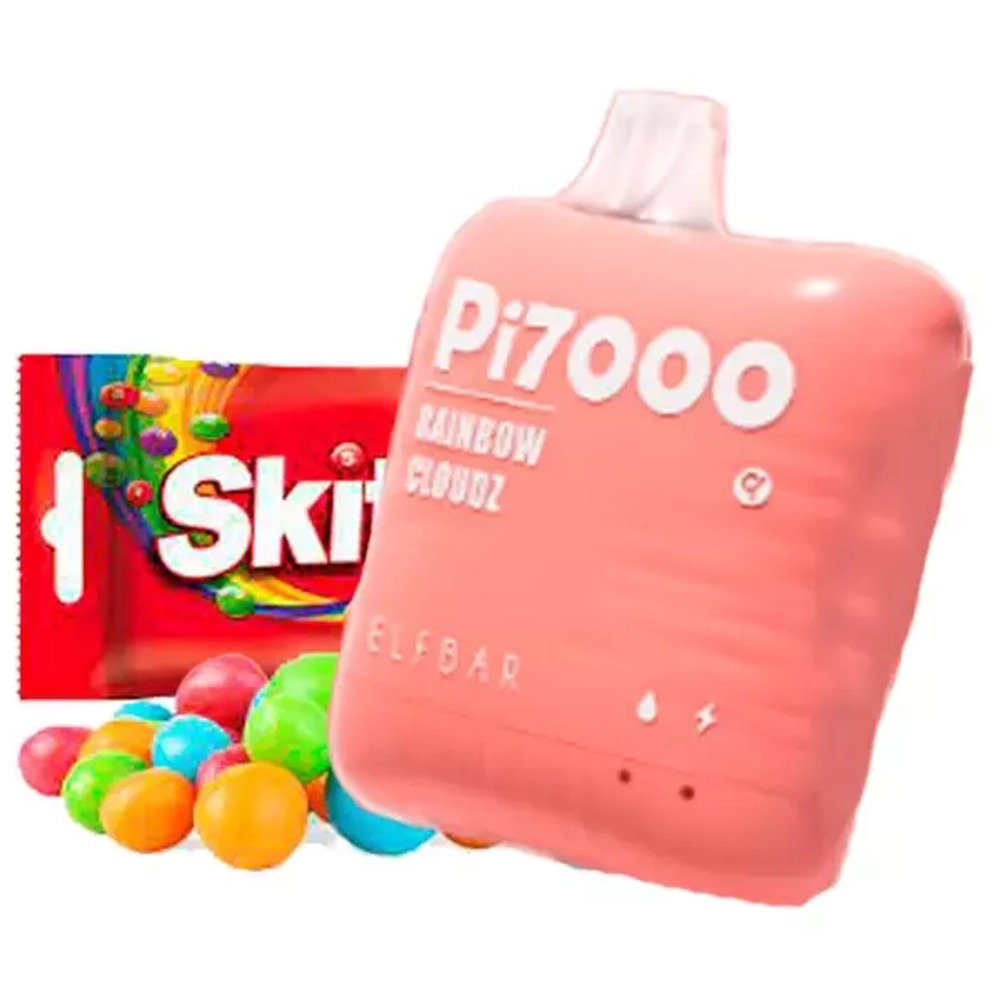 Elf Bar PI7000 - Rainbow Cloudz (5% nic)
