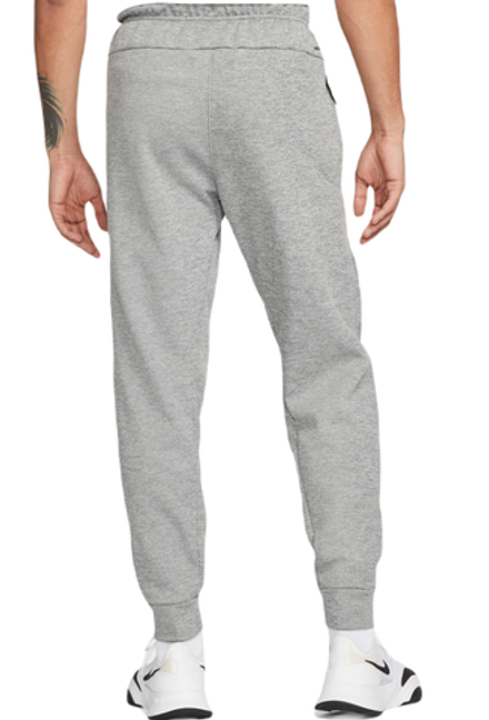 Теннисные брюки Nike Therma-FIT Tapered Fitness Pants - dark grey heather/particle grey/black - Gray