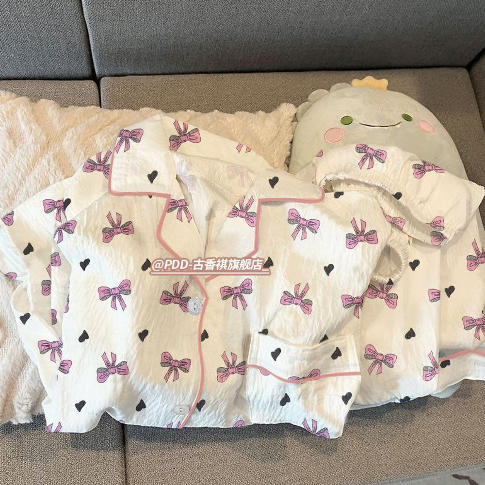 Женский домашний костюм-пижама 3в1