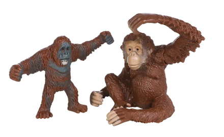 Игровой набор Masai Mara Мир диких животных: семья орангутанов