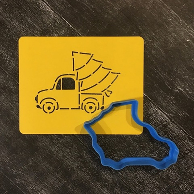 Машина с елкой №2