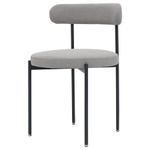 Стул loter, букле, темно-серый