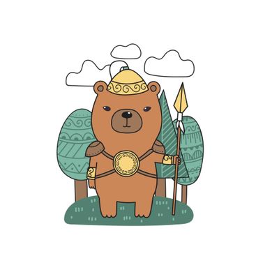 Мишка богатырь