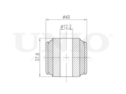 Сайлентблок внутренний заднего нижнего рычага UNIO RMP-20101