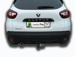 Фаркоп(прицепное) Лидер-Плюс для RENAULT KAPTUR (2WD) (2016-...)(паспорт и сертификат в комплекте)(без электрики)R116-A
