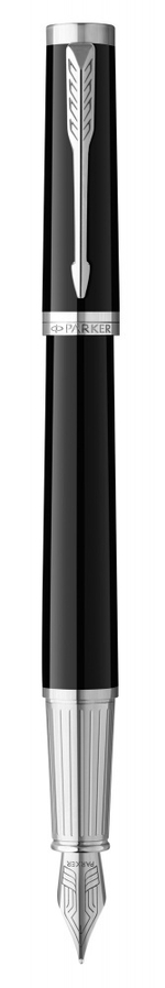 Перьевая ручка Parker "Ingenuity Black CT" перо: F, цвет чернил: blue/black, в подарочной упаковке.
