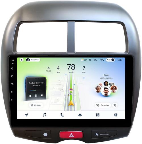 Магнитола для Mitsubishi ASX 2010-2016, Peugeot 4008, Citroen C4 Aircross - Teyes CC4L-DTS монитор 10.1" IPS, Android 14, Быстрая, Snapdragon 662, CarPlay, 4G SIM-слот