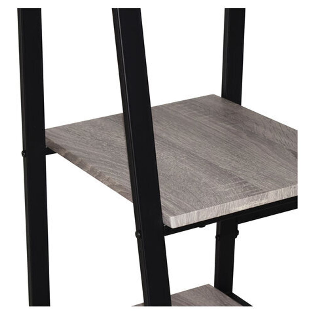 Стол на металлокаркасе BRABIX "LOFT CD-006", 1200х500х730 мм, 2 полки, цвет дуб антик, 641225