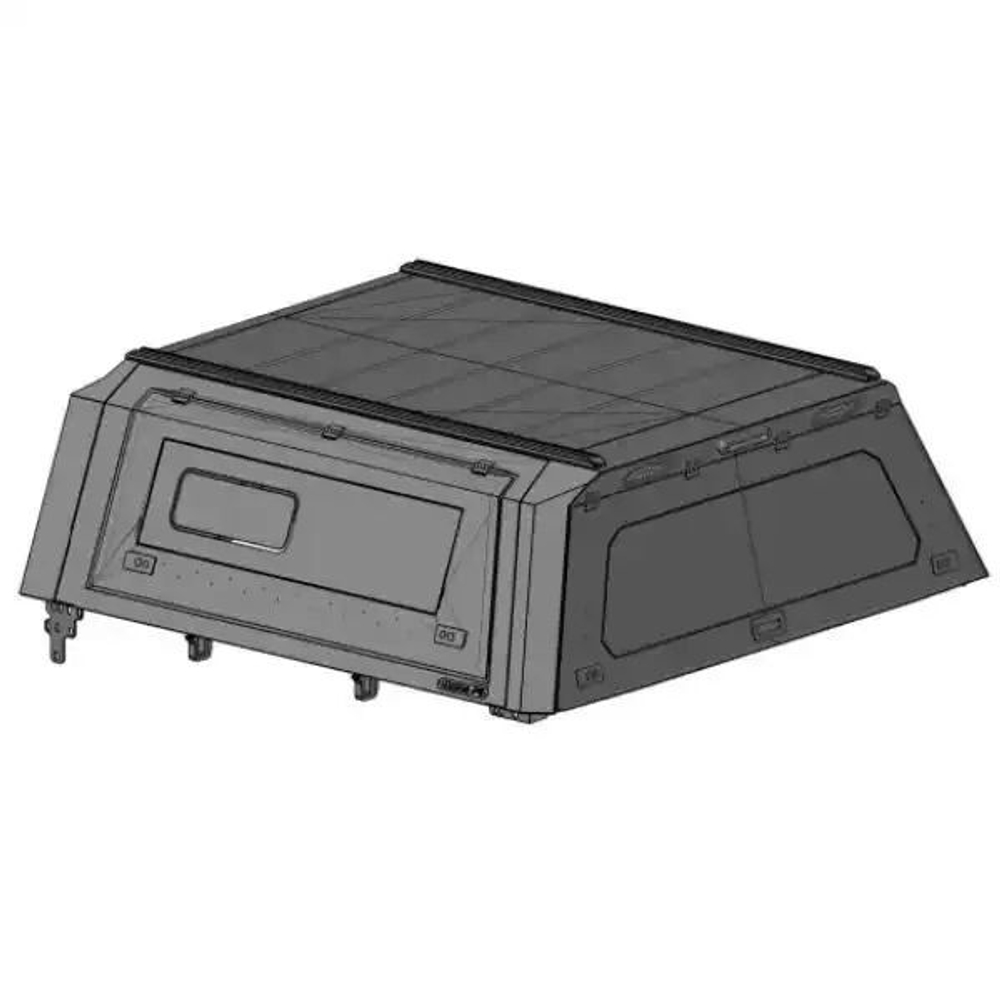 Стальной навес для пикапа с декоративным покрытием Renault Alaskan