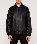 Кожаная куртка бомбер Larston HUGO - черный(50521014)