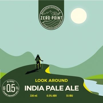 Банка 0.33 Look Around // Zero Point Non-alco Brewing Company (Мск)