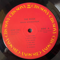 Винтажная виниловая пластинка LP Bruce Springsteen The River (Japan 1980) (Obi) Sherry Darling
