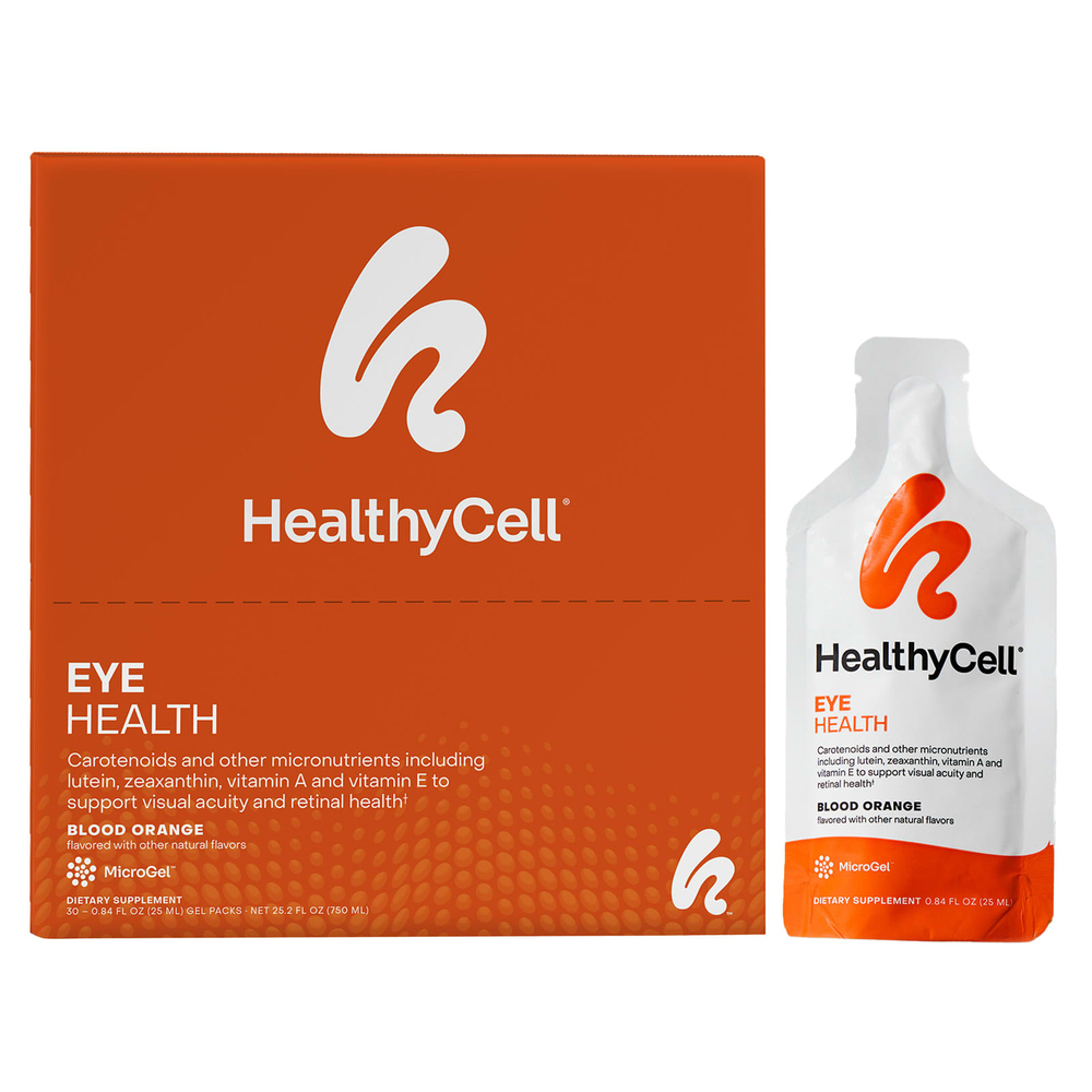 HealthyCell, Eye Health, кровавый апельсин, 30 гелевых пакетиков по 25 мл (0,84 жидк. Унции)
