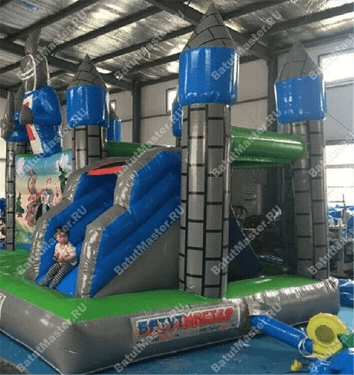 Коммерческий надувной батут "Замок самурая"