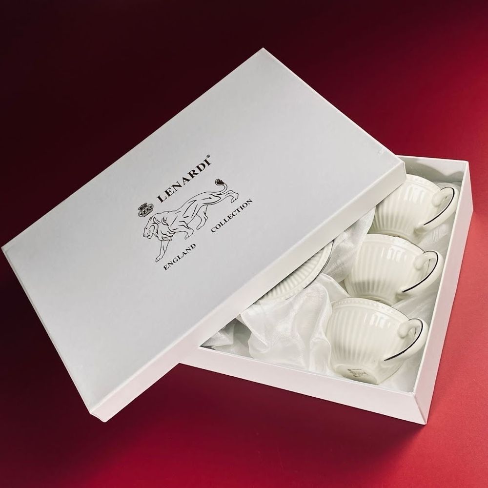 Lenardi 305-110 Кофейный набор 12пр. 115мл в под.уп.(х12)Фарфор