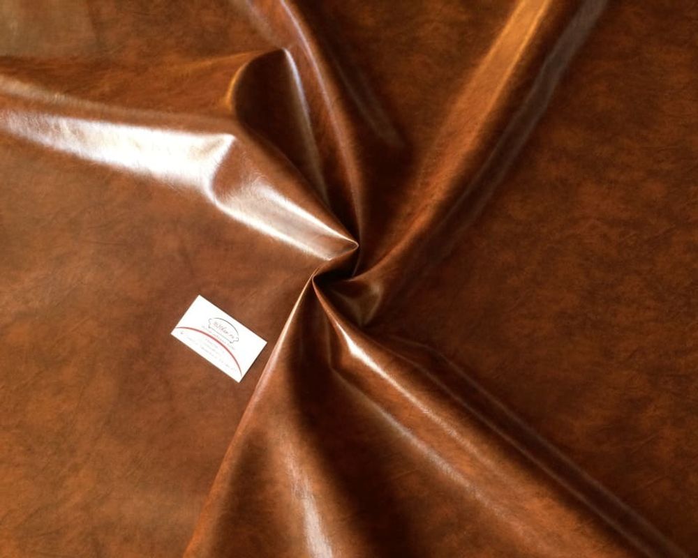 Искусственная кожа лаки браун 313