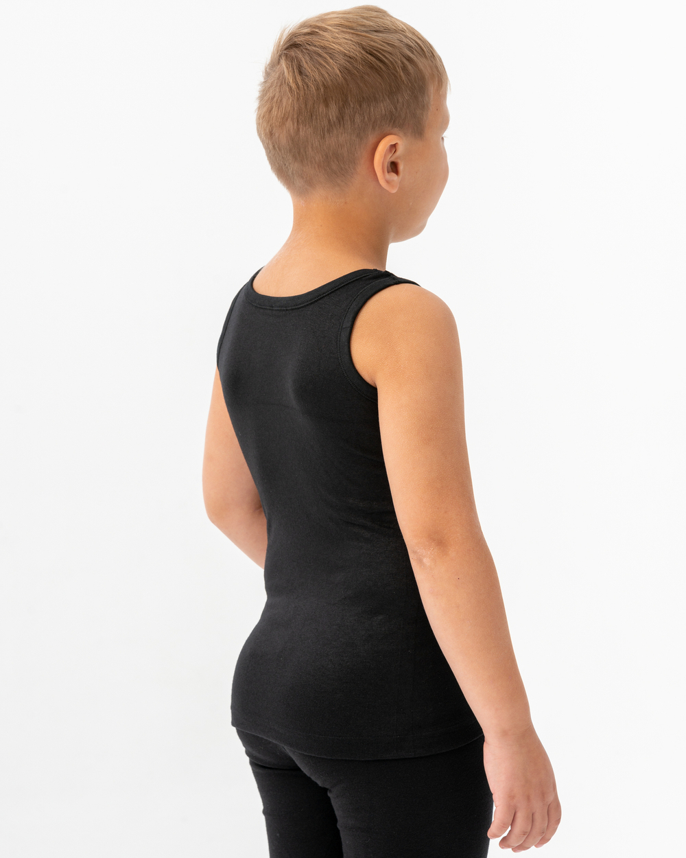 Майка детская термо унисекс черный