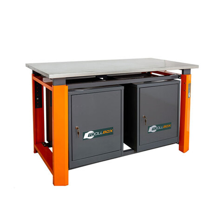 Усиленный верстак с 2 тумбами